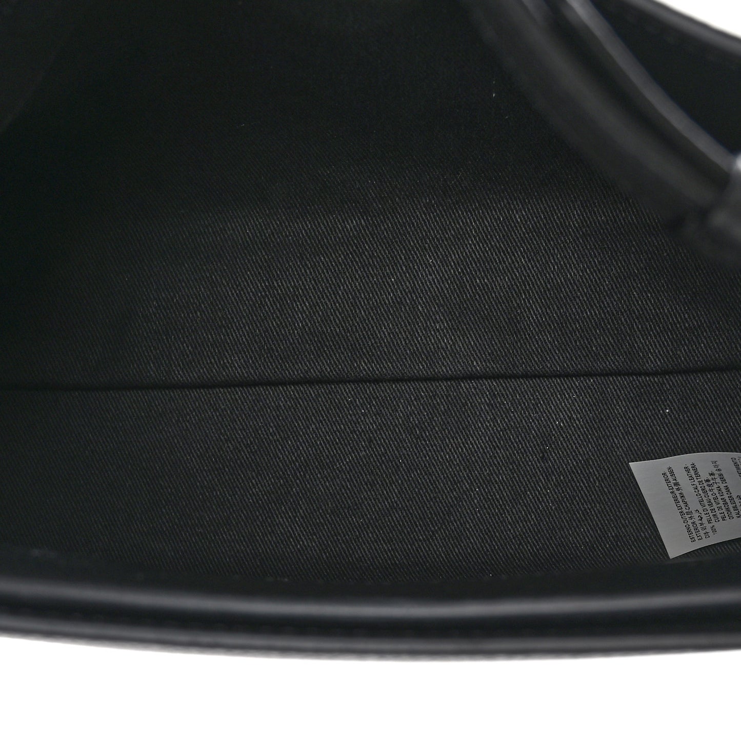 Calfskin Vitello Virtus Hobo Black