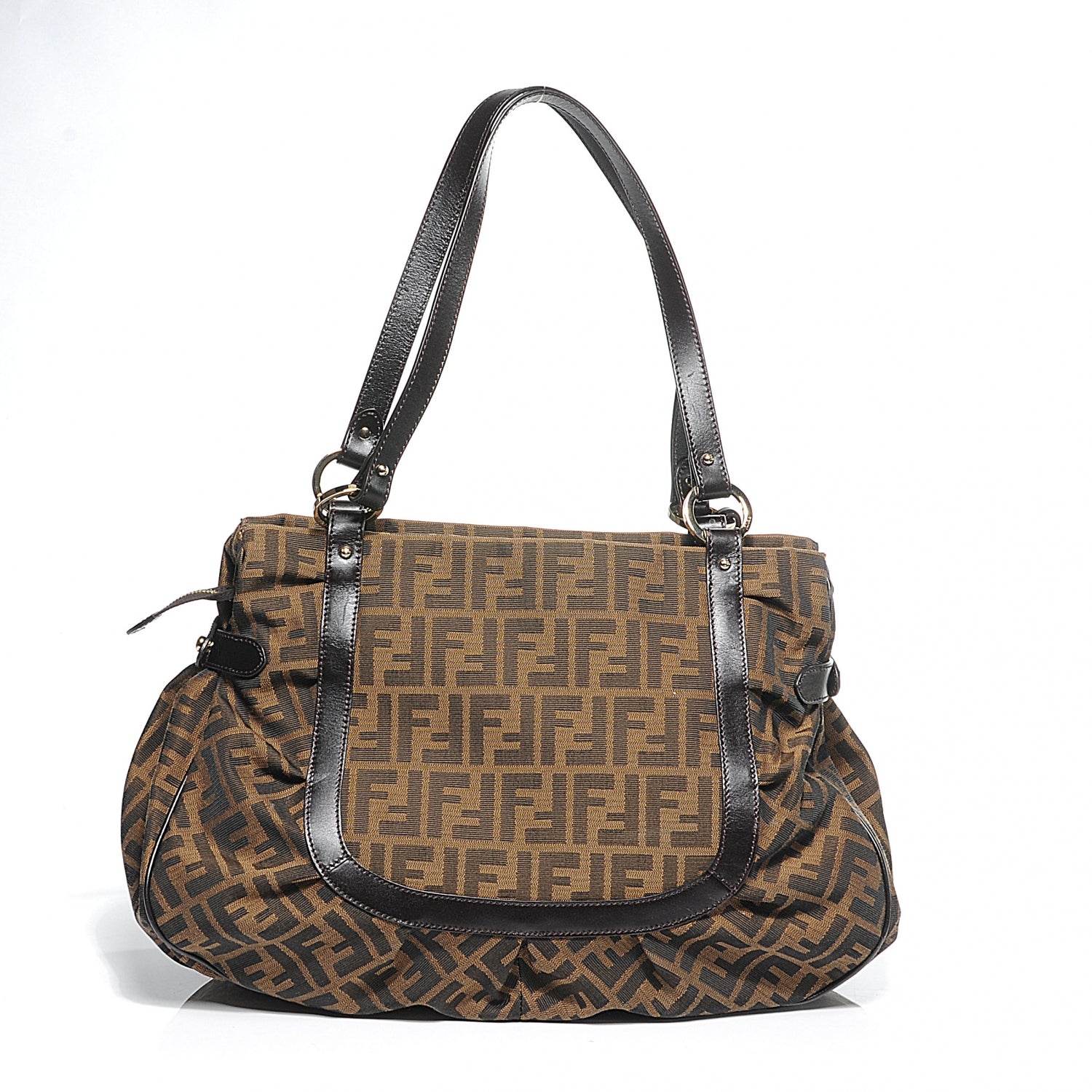 Fendi Zucca Large Chef Shopper Tote Tobacco 1 of 11