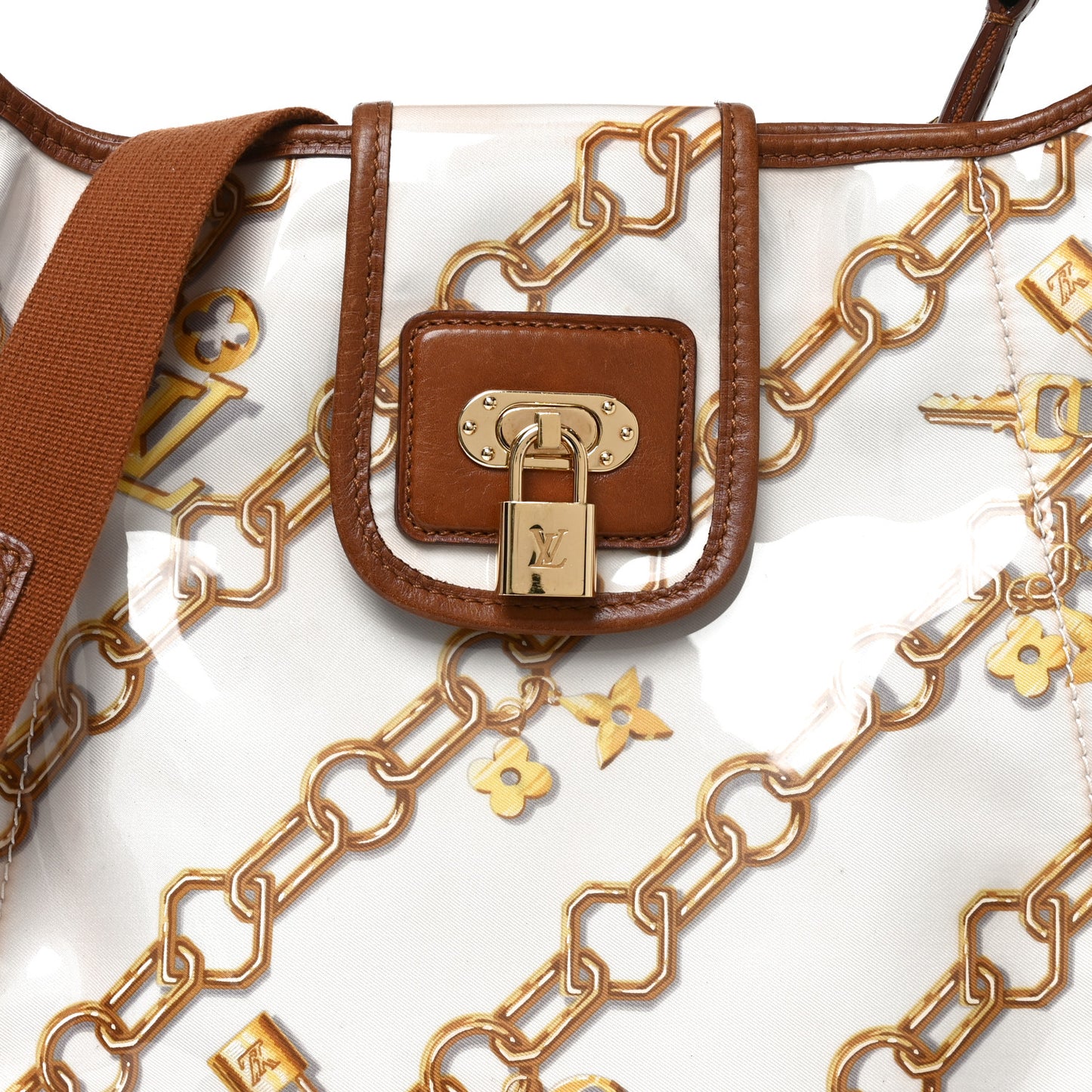 Monogram Charms Musette White