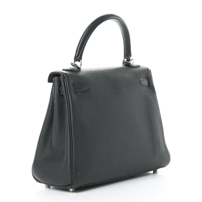 Hermes Togo Kelly Retourne 25 Bleu Ocean 3 of 17