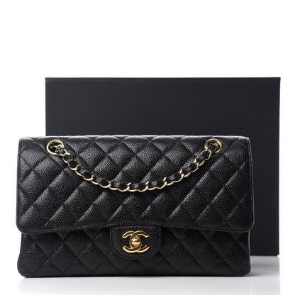 Chanel Caviar Quilted Medium Double Flap Black 14 of 14