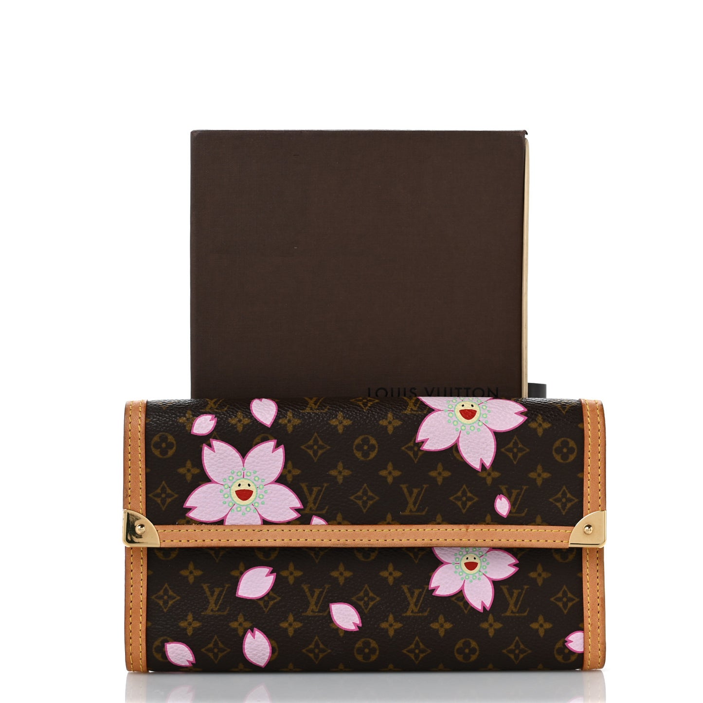 Monogram Cherry Blossom Porte Tresor International Wallet Brown