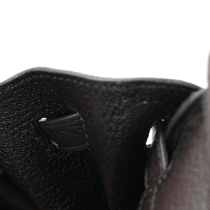 Hermes Togo Birkin 25 Black 7 of 12