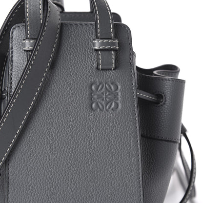 Loewe Calfskin Mini Hammock Shoulder Bag Anthracite 9 of 10
