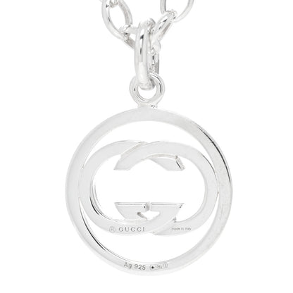 Gucci Sterling Silver Interlocking G Pendant Necklace 5 of 5