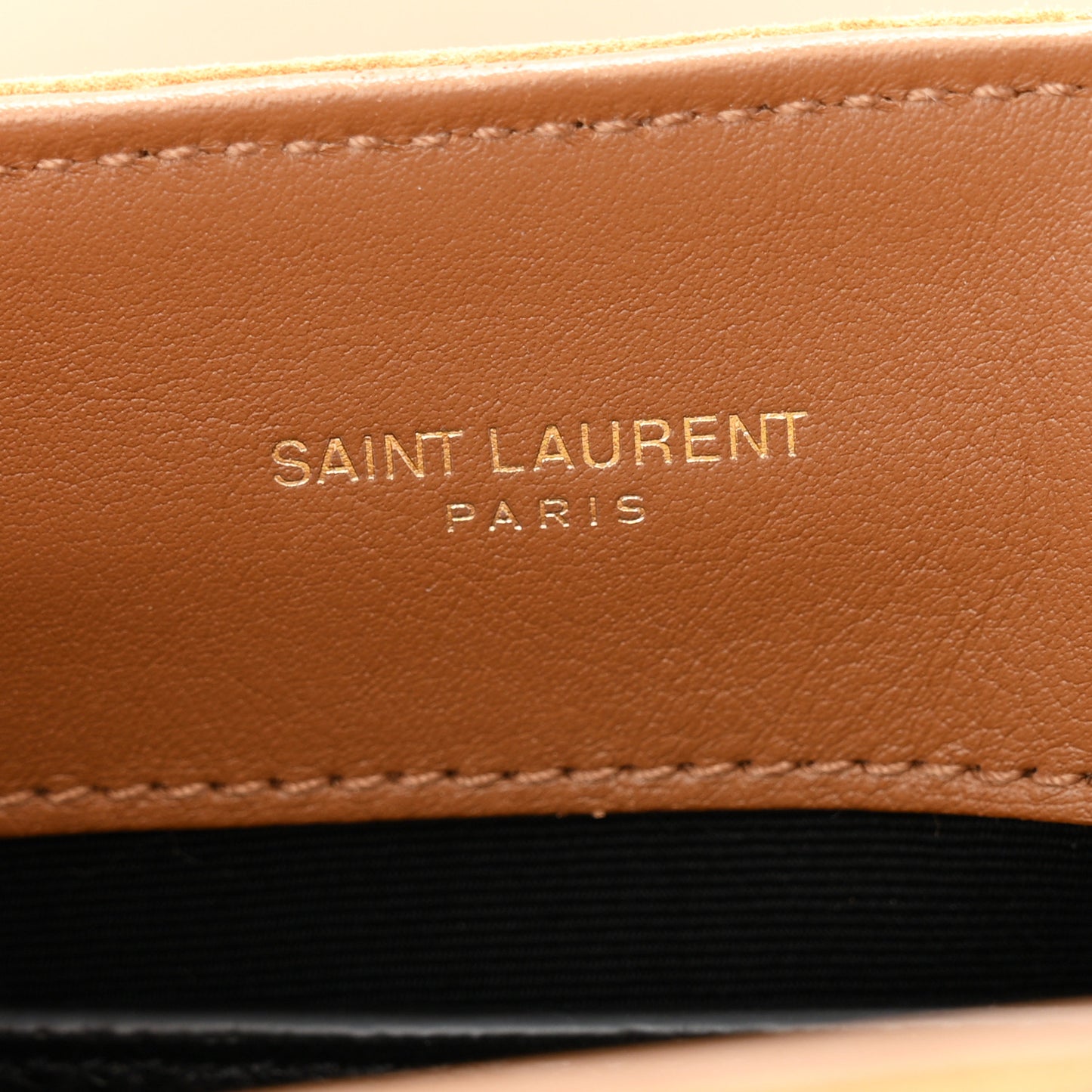 Suede Calfskin Y Quilted Monogram Small Loulou Chain Satchel Cinnamon