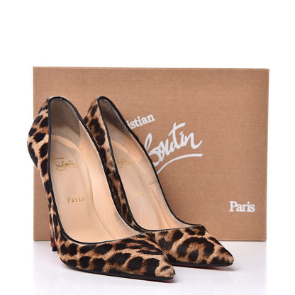 Christian Louboutin Pony Hair So Kate 120 Pumps 39 Leopard Black 12 of 12