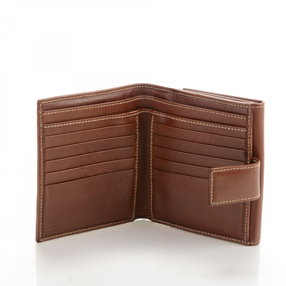Gucci Calfskin Web Hasler French Flap Wallet Brown 5 of 7