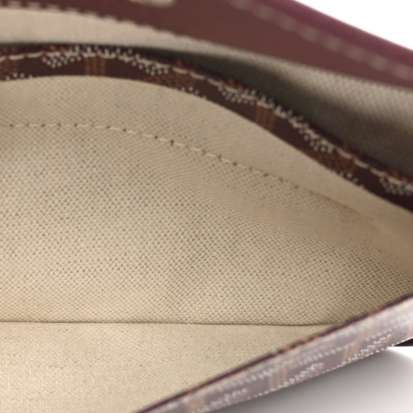 Goyardine Pouch Burgundy