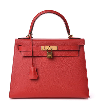 Hermes Epsom Kelly Sellier 28 Rouge Casaque 1 of 42