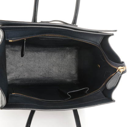 Celine Smooth Calfskin Micro Luggage Navy Blue 7 of 9