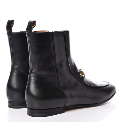 Gucci Malaga Kid Womens Jordaan Ankle Boots 37.5 Black 4 of 9