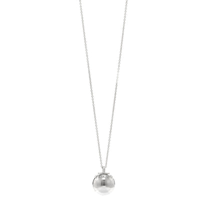 Tiffany Sterling Silver 8mm HardWear Ball Pendant Necklace 1 of 4