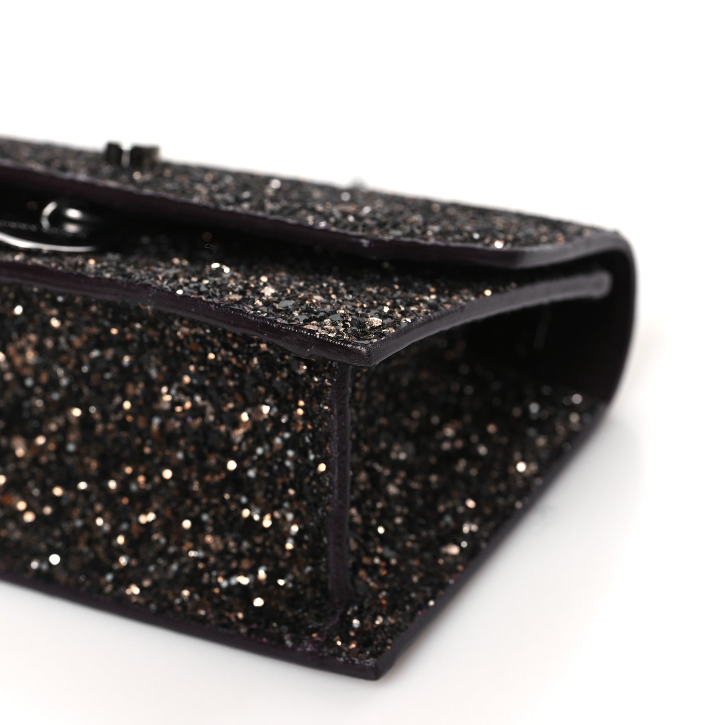 Coarse Glitter Mini Finley Shoulder Bag Bronze