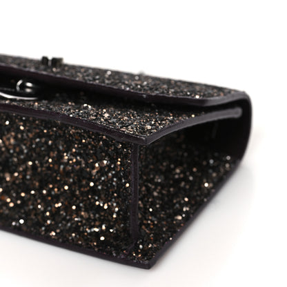 Jimmy Choo Coarse Glitter Mini Finley Shoulder Bag Bronze 9 of 9