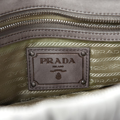Prada Nappa Gaufre Shopping Satchel Sfumato 9 of 11