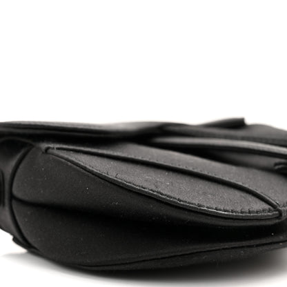 Christian Dior Satin Crystal Mini Saddle Bag Black 8 of 9