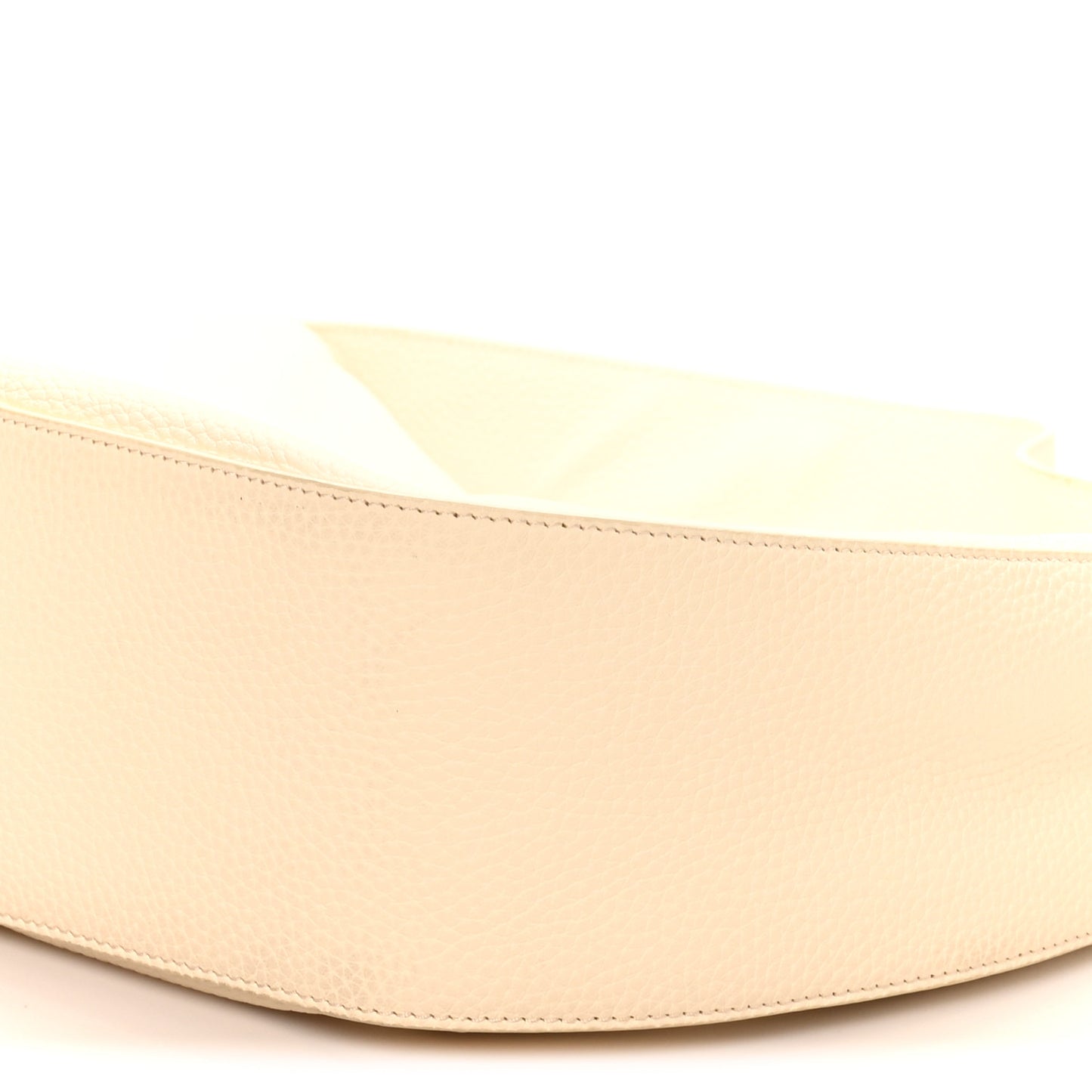 Matte Grained Calfskin Allie Bag Milk