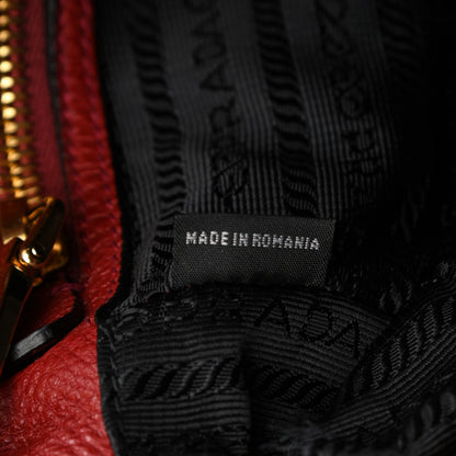 Prada Vitello Phenix Camera Bag Rubino 7 of 10