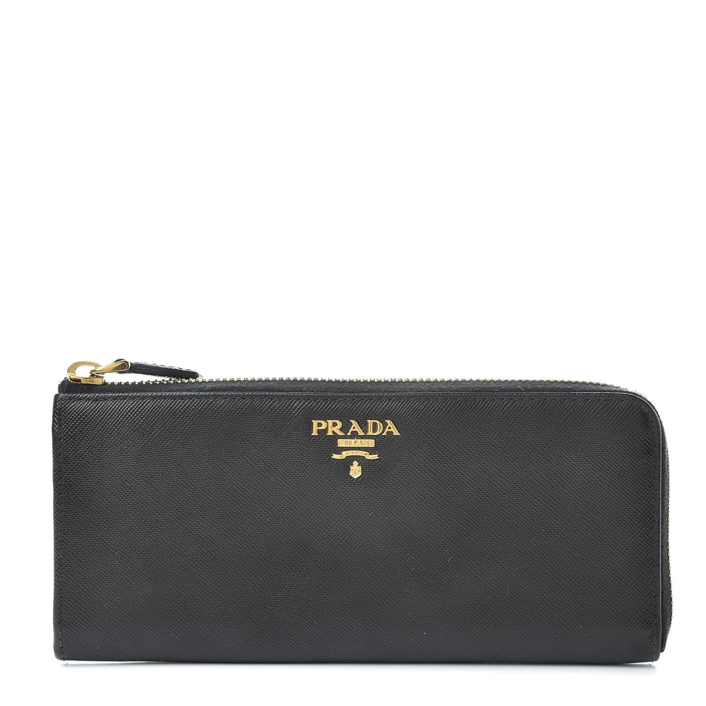 Saffiano Zip Around Wallet Black