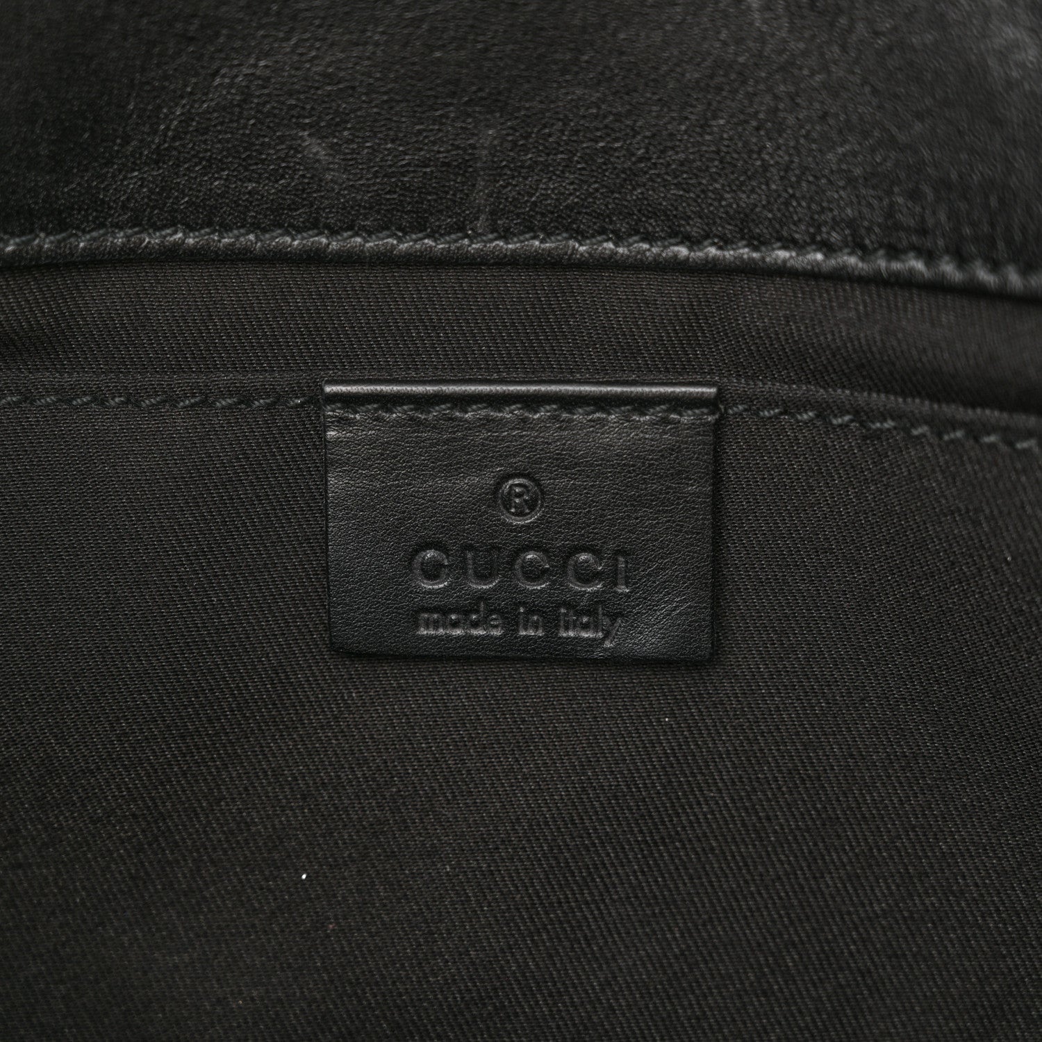 Gucci Monogram Horsebit Web Clutch Black 6 of 13