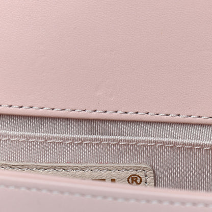Chanel Tweed Lambskin Medium Boy Flap Pink 14 of 15