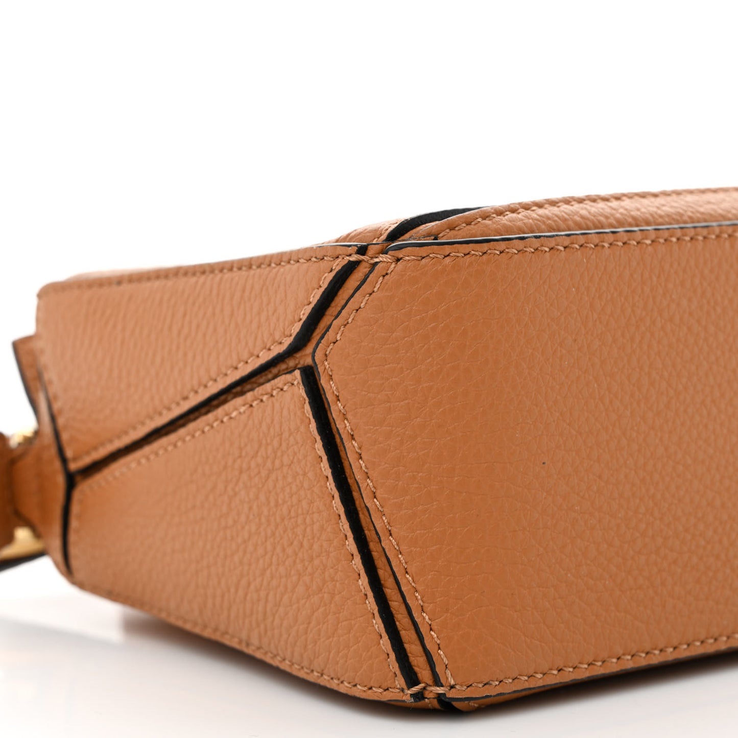 Calfskin Mini Puzzle Bag Tan