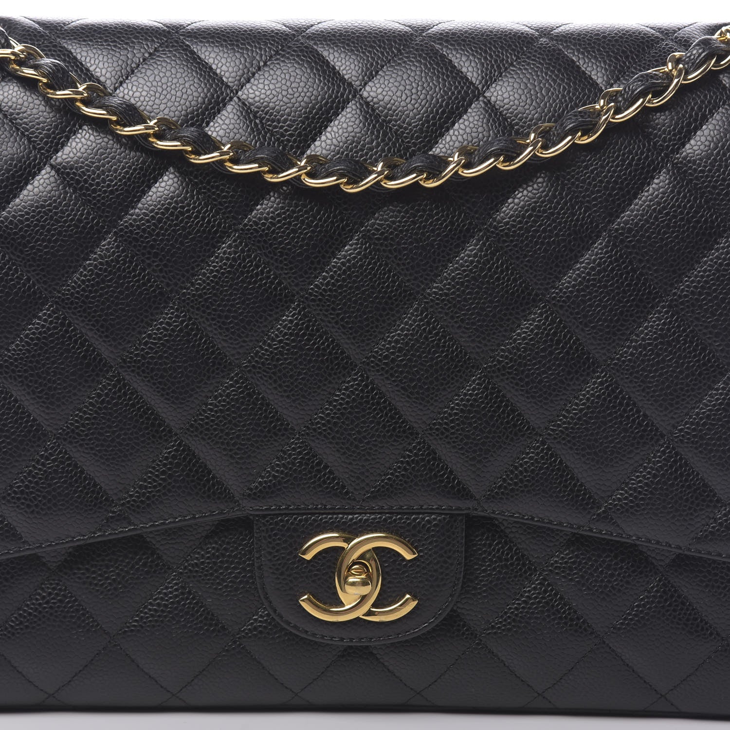 Chanel Caviar Quilted Maxi Double Flap Black 10 of 10