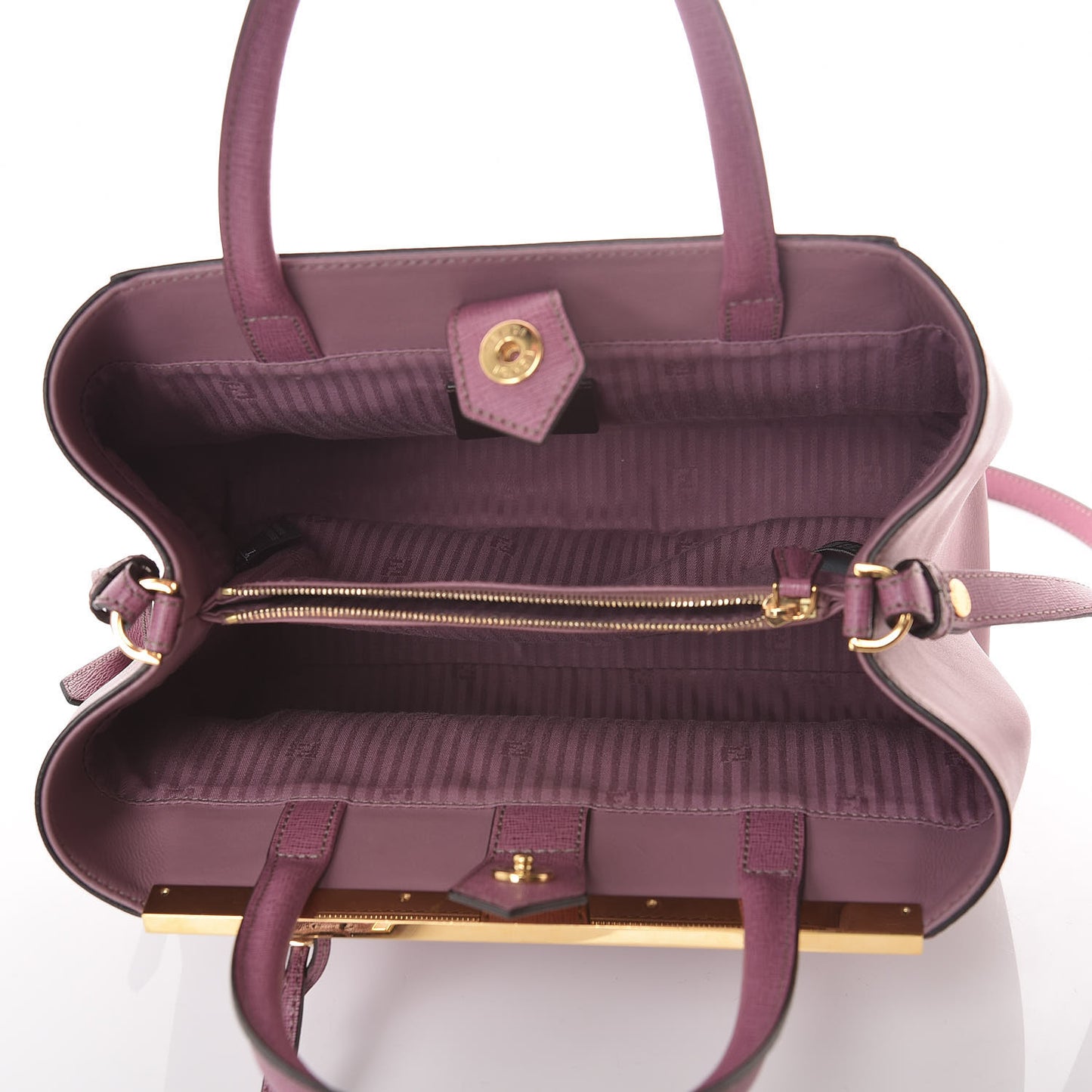 Vitello Elite Flamingo Petite 2Jours Tote Lilla Glicine