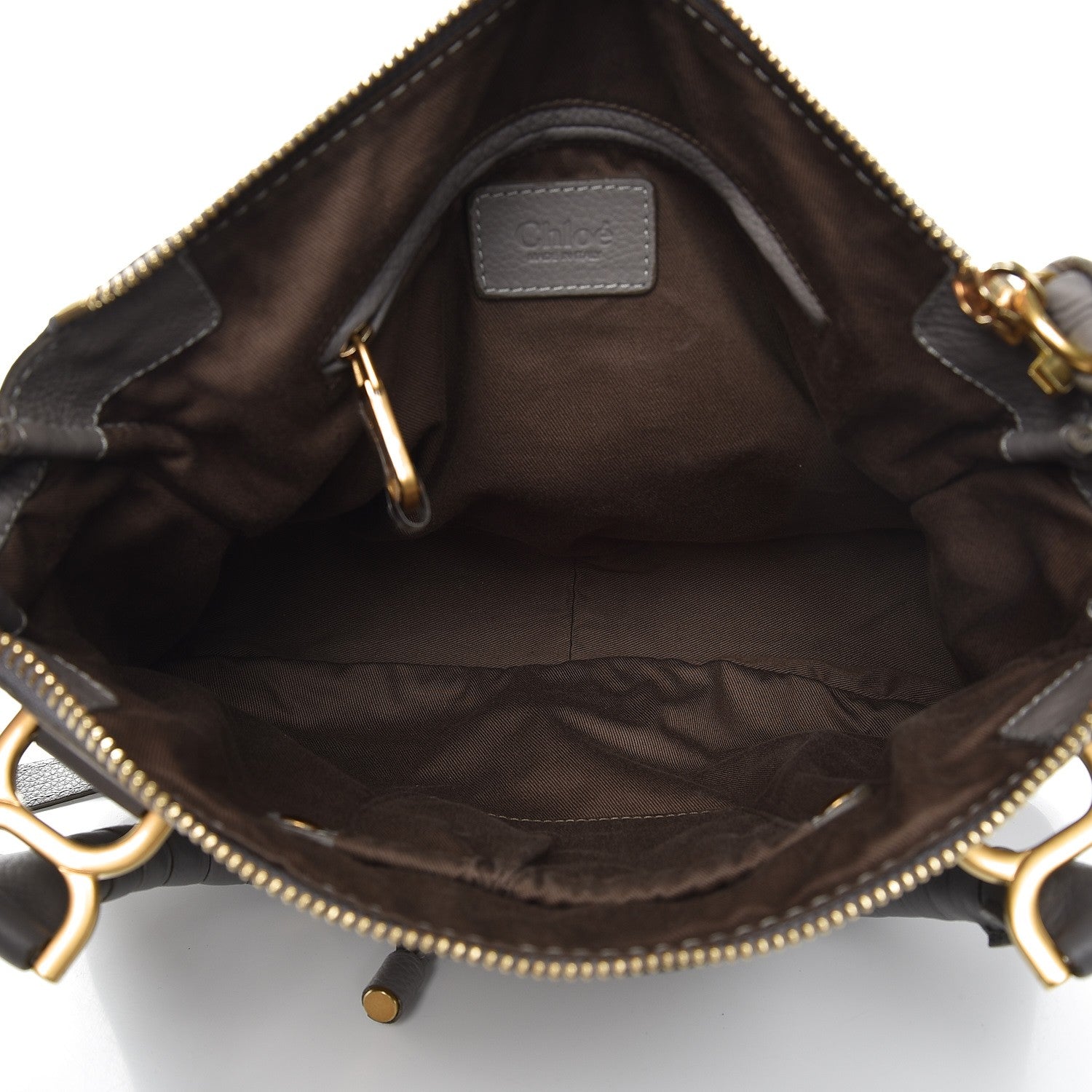 Chloe Calfskin Medium Marcie Satchel Cashmere Grey 6 of 11