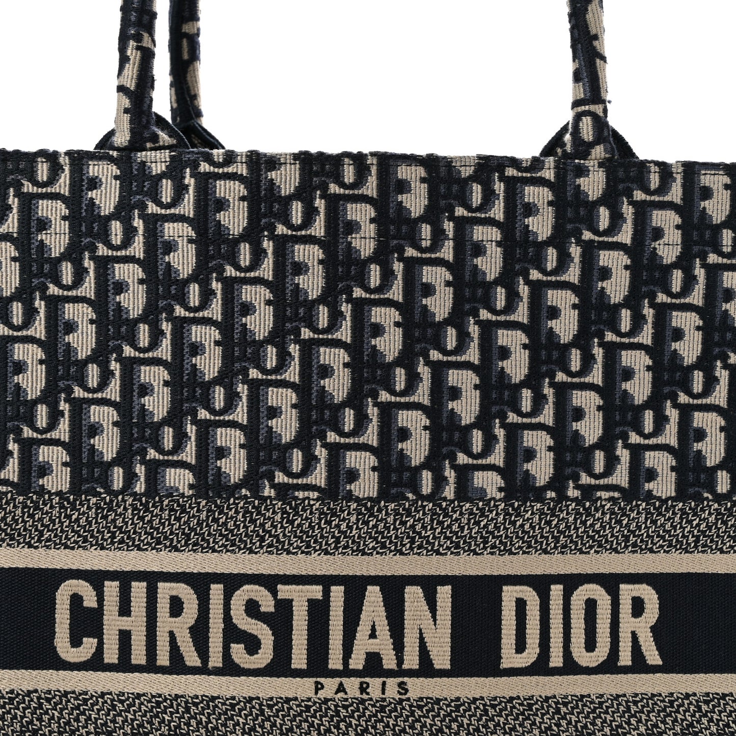 Oblique Large Book Tote Blue Multicolor
