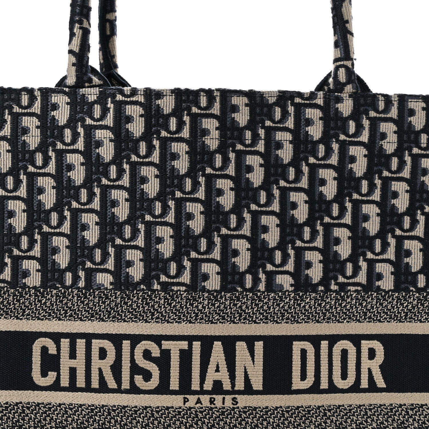 Christian Dior Oblique Large Book Tote Blue Multicolor 8 of 10