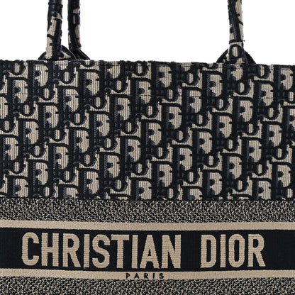 Christian Dior Oblique Large Book Tote Blue Multicolor 8 of 10