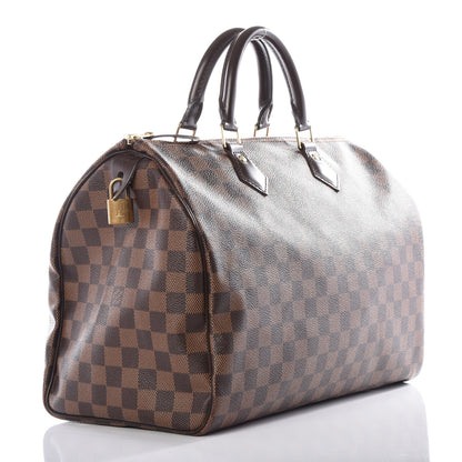 Louis Vuitton Damier Ebene Speedy 35 2 of 13