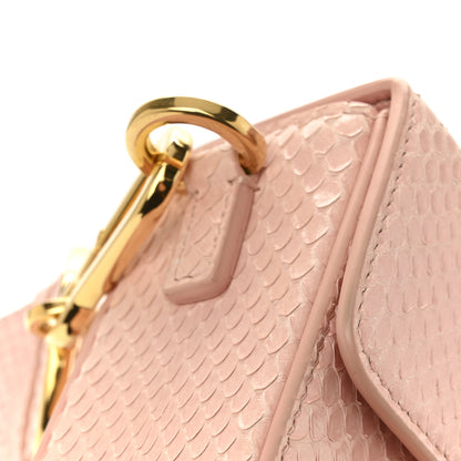 Christian Dior Snakeskin 30 Montaigne Box Bag Rose Clair 12 of 12
