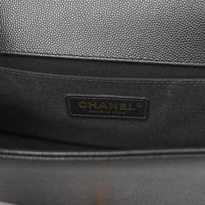 Chanel Caviar Quilted Medium Boy Flap Black 5 of 8