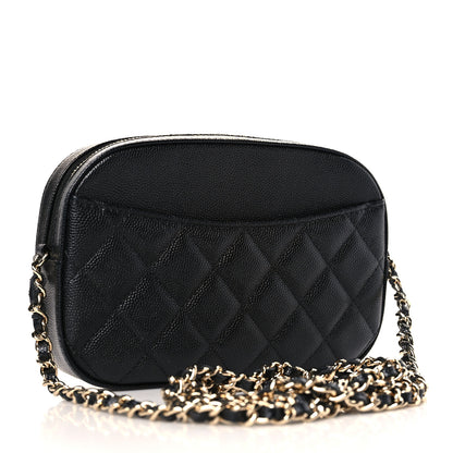 Chanel Caviar Quilted Camera Bag Black 3 of 9