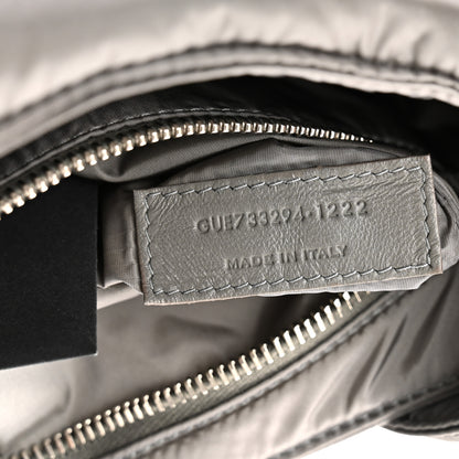Saint Laurent Econyl Nylon Le 5 A 7 Hobo Grey 7 of 11