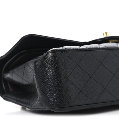 Chanel Caviar Quilted Medium Double Flap Black 9 of 11