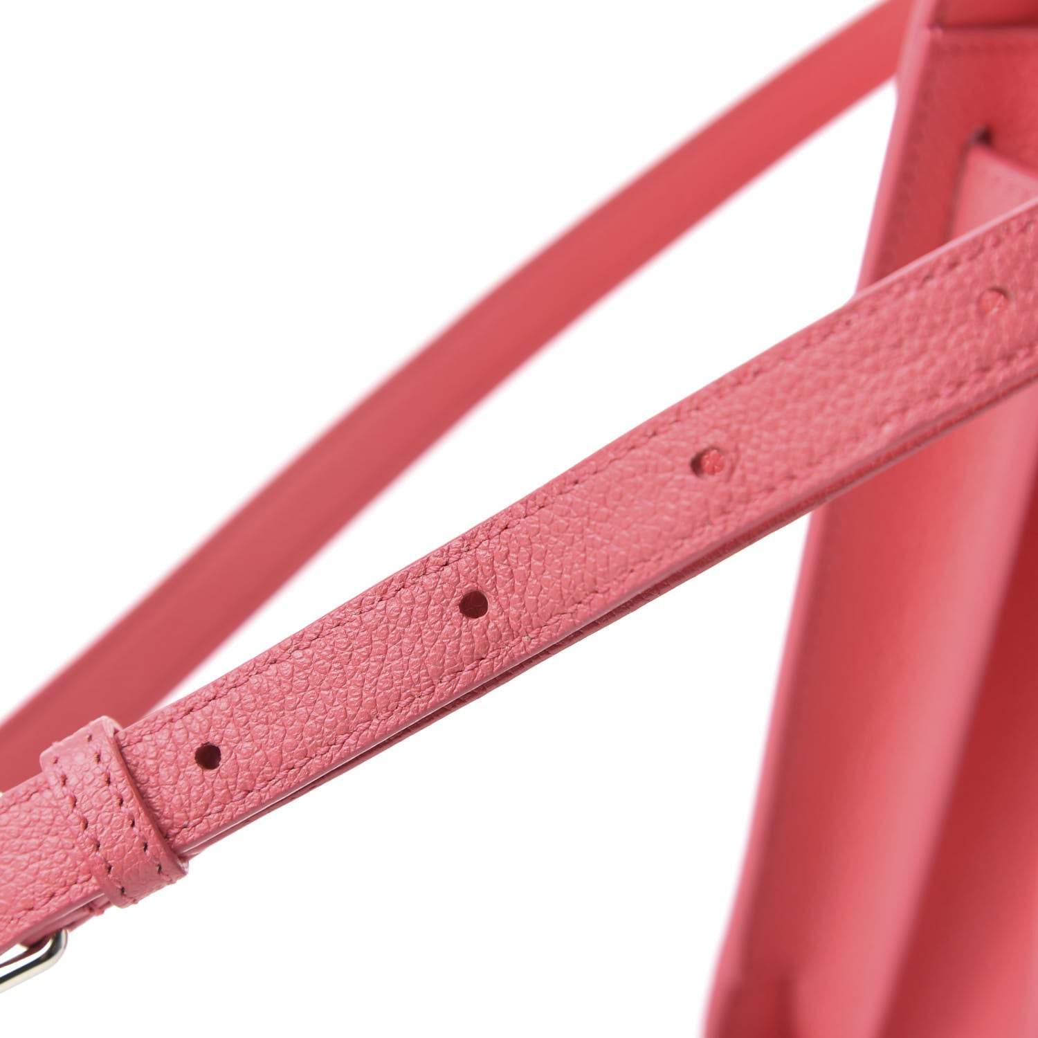 Saint Laurent Grained Calfskin Nano Sac De Jour Coral 8 of 12