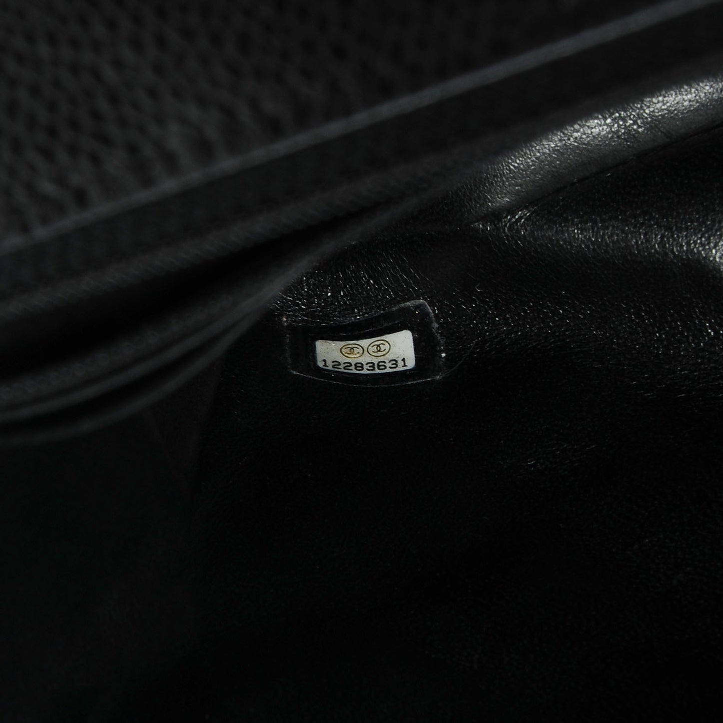 Caviar Jumbo Single Flap Black