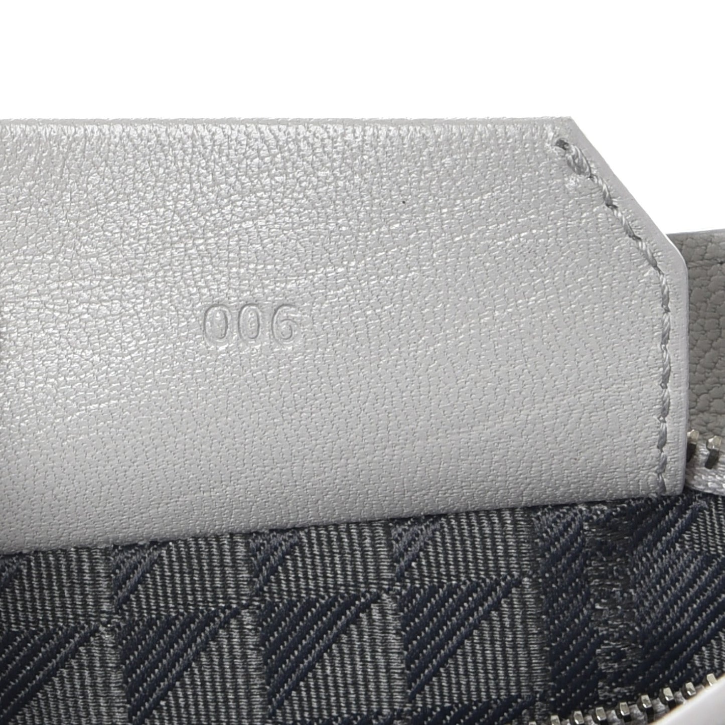 Lambskin PS1 Mini Pouch Messenger Pale Steel