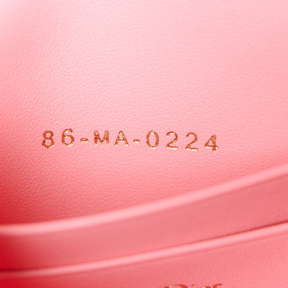 Christian Dior Lambskin Cannage Dior Talk Phone Pouch Pink 7 of 10