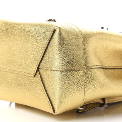 Louis Vuitton Metallic Calfskin Lockme Mini Backpack Gold 8 of 8