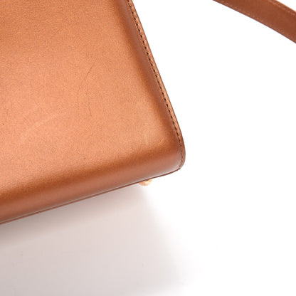 Delvaux Metallic Calfskin Mini Brillant Satchel Camel 12 of 16