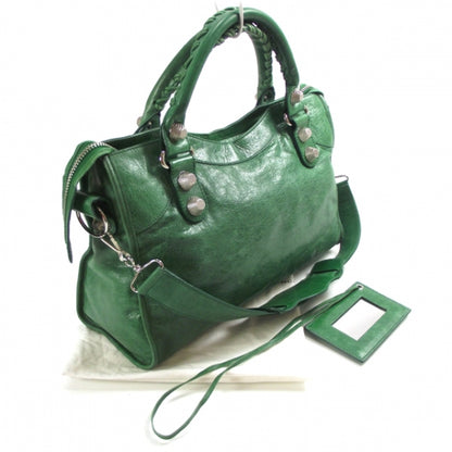 Balenciaga Agneau Giant 21 Silver Hardware CIty Pommier Green 3 of 14