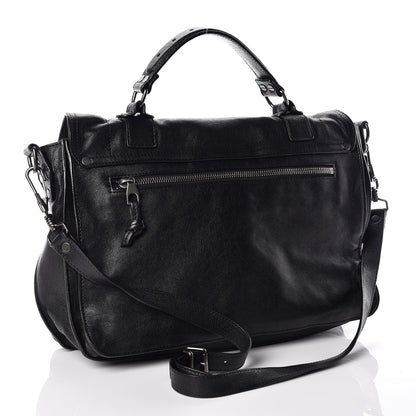 Proenza Schouler Lambskin Medium PS1 Satchel Black 3 of 16