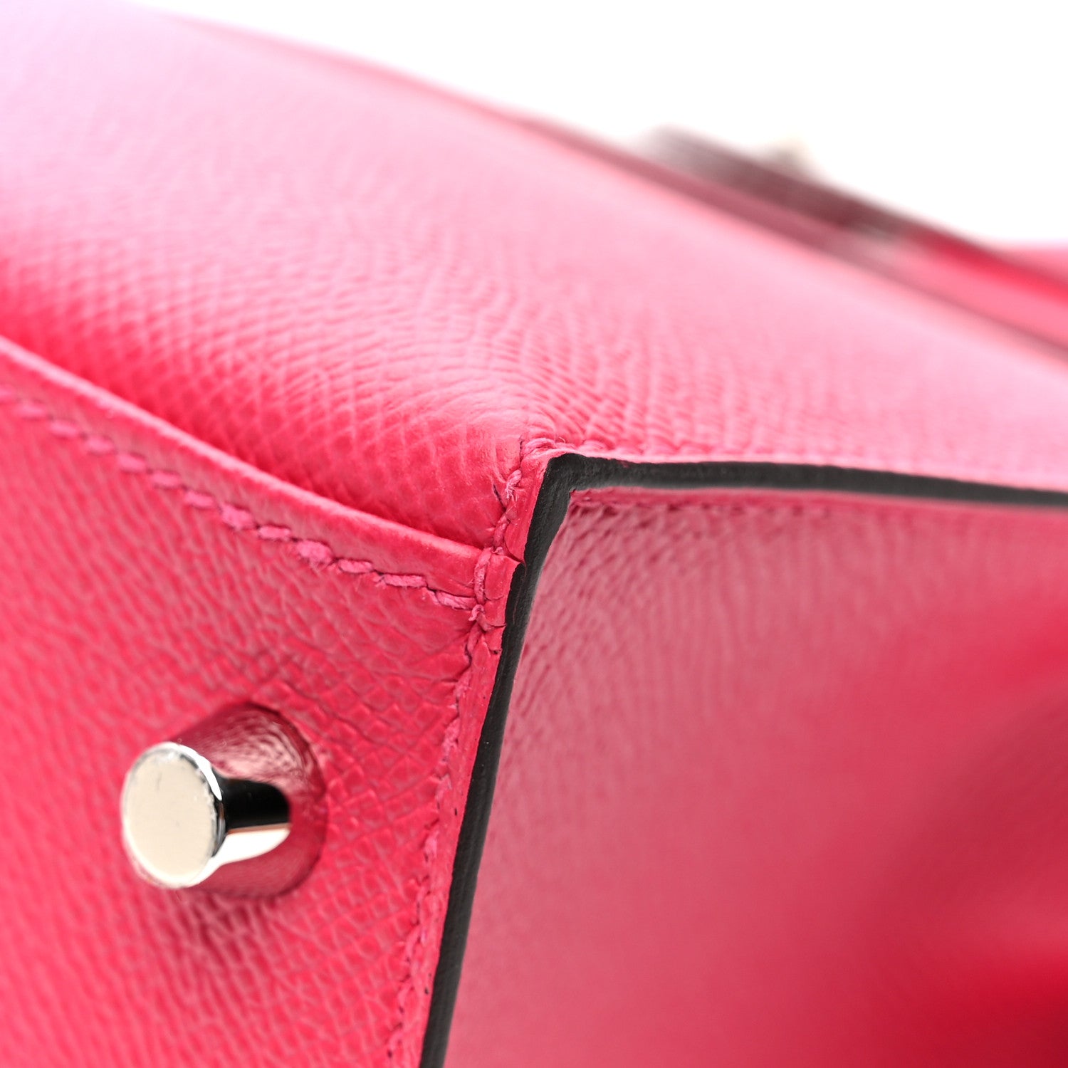 Hermes Epsom Verso Kelly Sellier 28 Framboise Prune 11 of 13