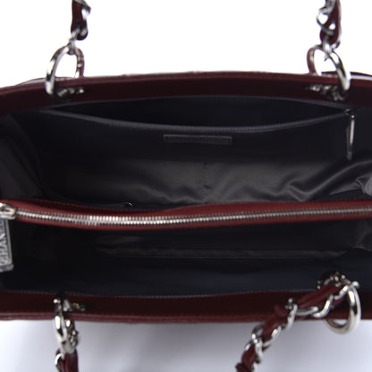 Chanel Caviar Quilted Grand Shopping Tote GST Dark Burgundy 7 of 14
