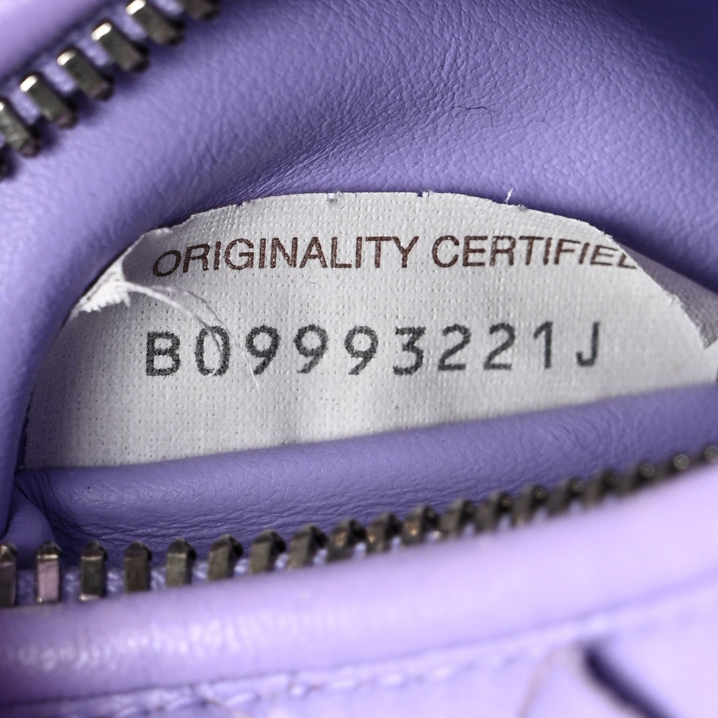 Nappa Intrecciato Mini Jodie Lavender